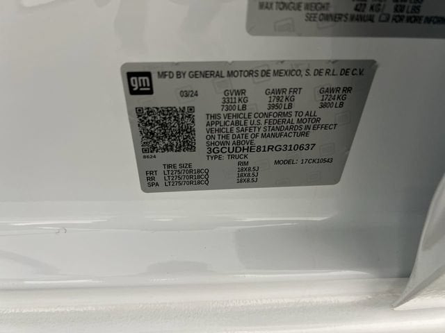 2024 Chevrolet Silverado 1500 ZR2