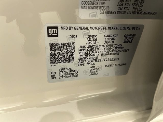 2026 GMC Sierra 1500 AT4X