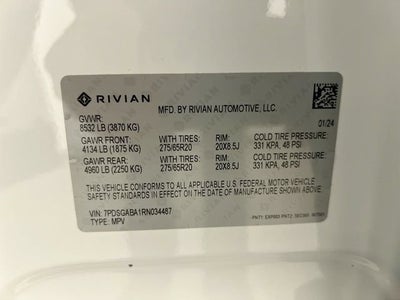 2024 RIVIAN R1S Adventure