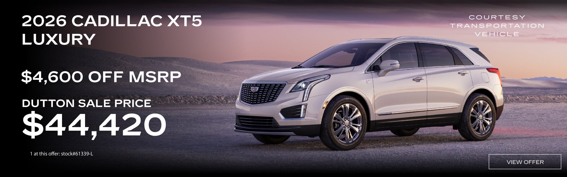 2026 Cadillac XT5