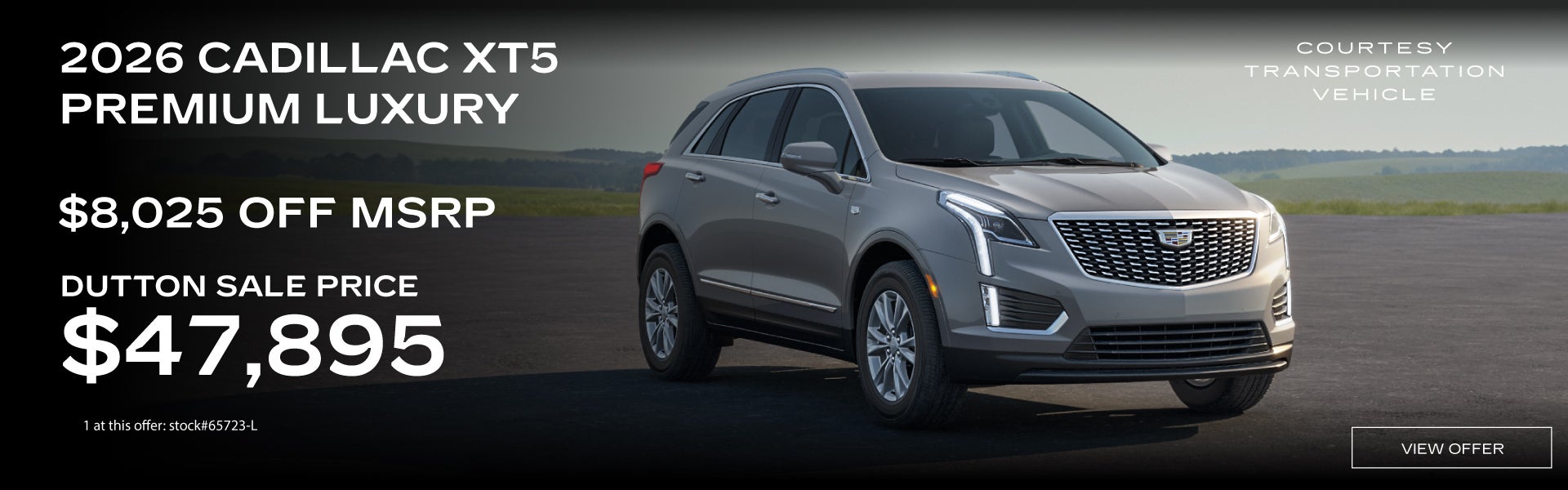 2026 Cadillac XT5