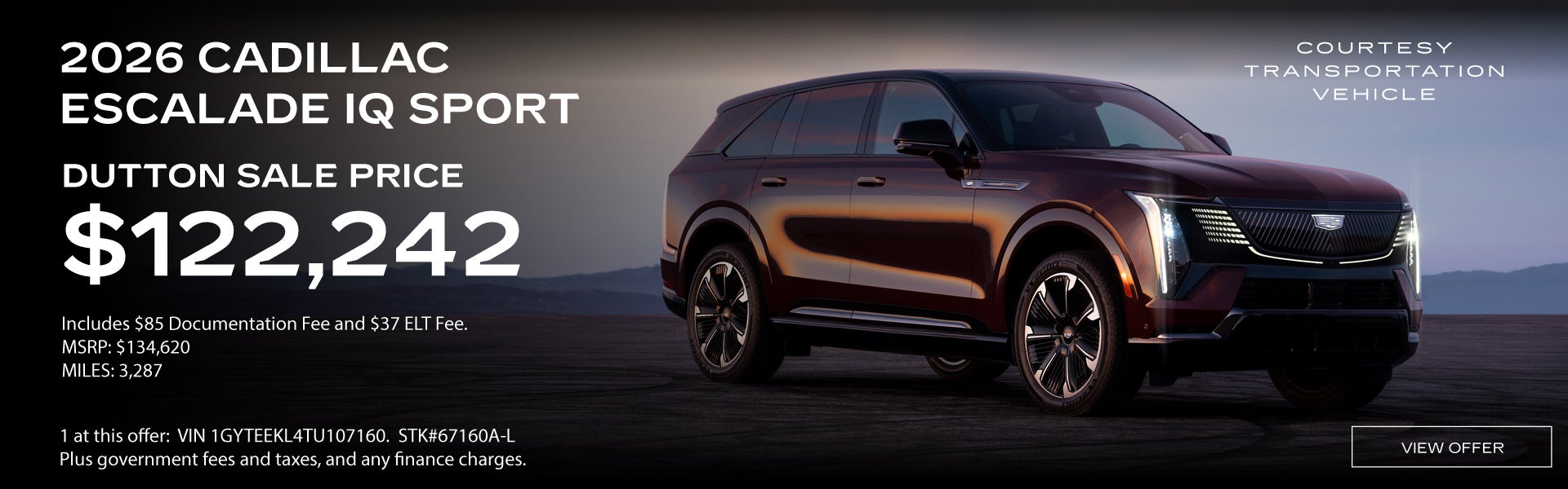 2026 Cadillac Escalade