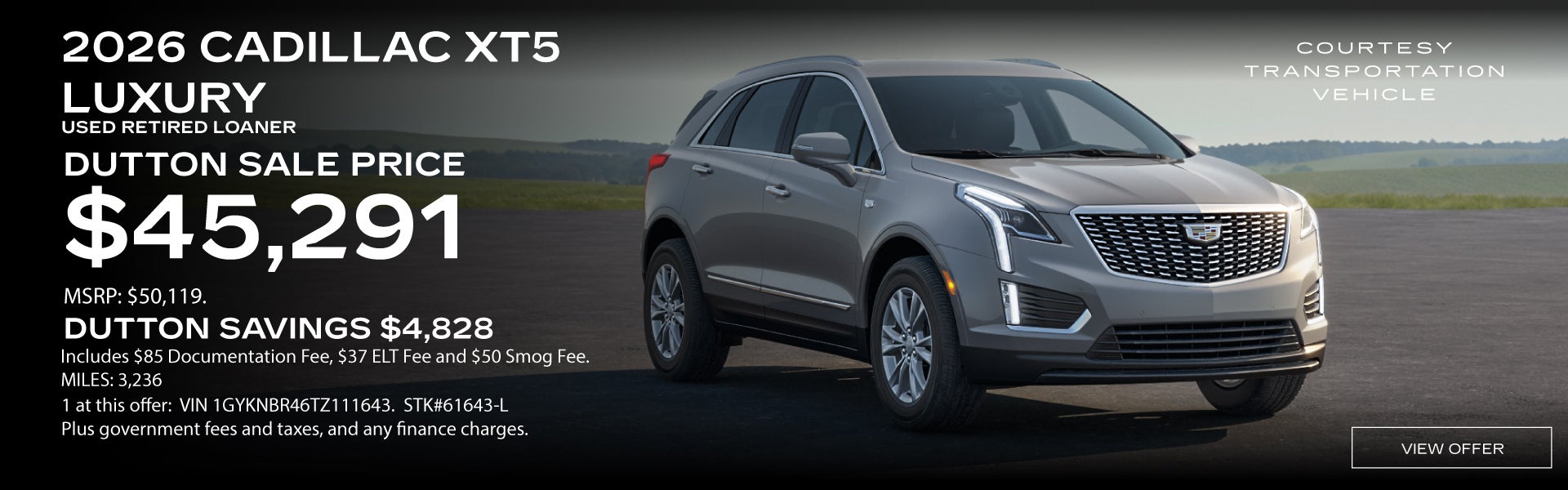 2026 Cadillac XT5